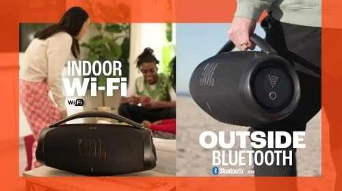 JBL Boombox 3 WiFi nešiojama kolonėlė, Juoda