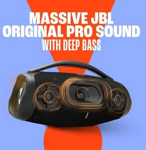 JBL Boombox 3 WiFi nešiojama kolonėlė, Juoda