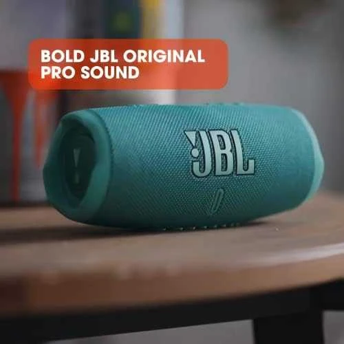 JBL Charge 5 nešiojama kolonėlė, Žalsvai mėlynos spalvos
