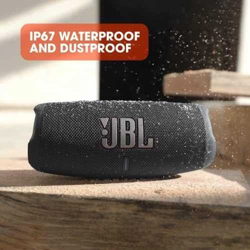 JBL Charge 5 nešiojama kolonėlė, Juoda