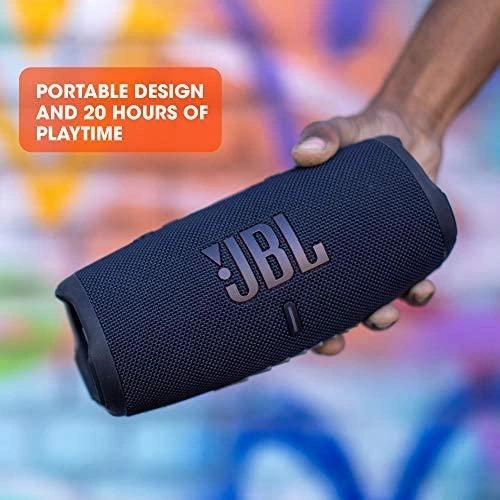 JBL Charge 5 nešiojama kolonėlė, Mėlyna
