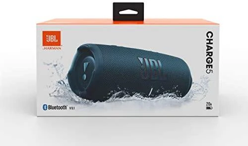 JBL Charge 5 nešiojama kolonėlė, Mėlyna