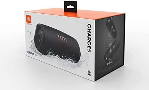JBL Charge 5 nešiojama kolonėlė, Juoda