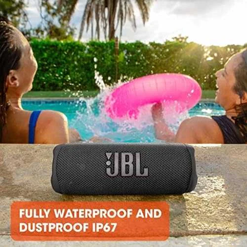 JBL Flip 6 Nešiojama vandeniui atspari kolonėlė - pilka