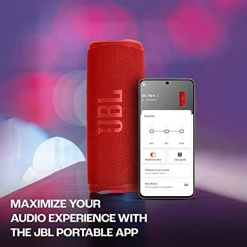 JBL Flip 6 Nešiojama vandeniui atspari kolonėlė - raudona