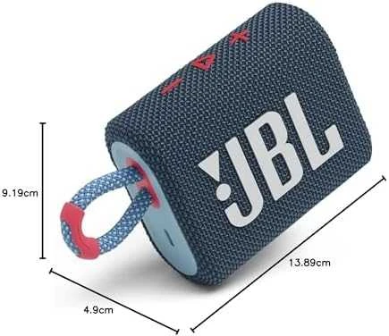 Nešiojama kolonėlė JBL Go 3 BT, tamsiai mėlyna