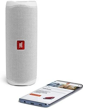 Nešiojama kolonėlė JBL Flip 5 (Balta)