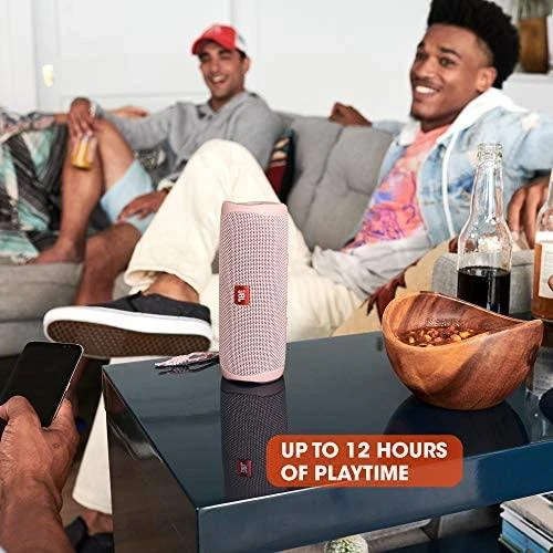 Nešiojama kolonėlė JBL Flip 5 (Balta)
