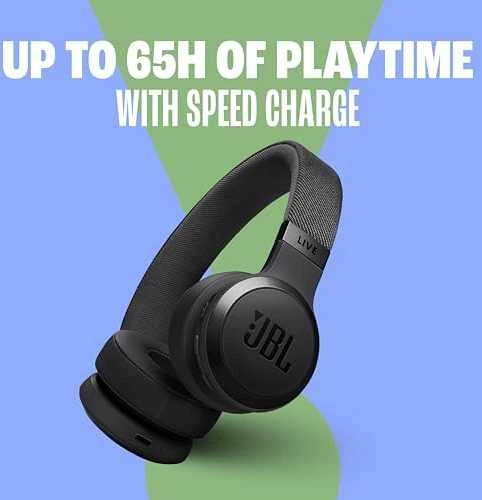 JBL Live 670NC belaidės ausinės, Baltos