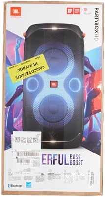 JBL Partybox 110 nešiojama kolonėlė, Juodos spalvos