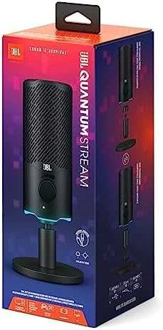 JBL Quantum Stream mikrofonas, Juodos spalvos