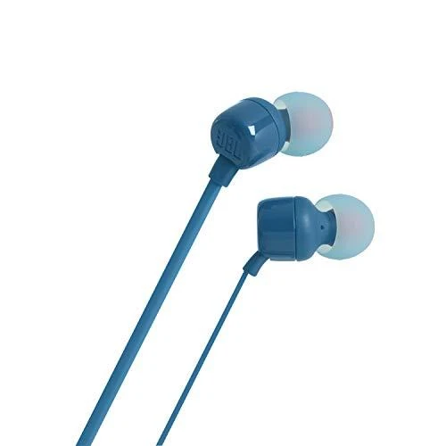 Ausinės JBL TUNE T110 Pure Bass Sound mėlynos