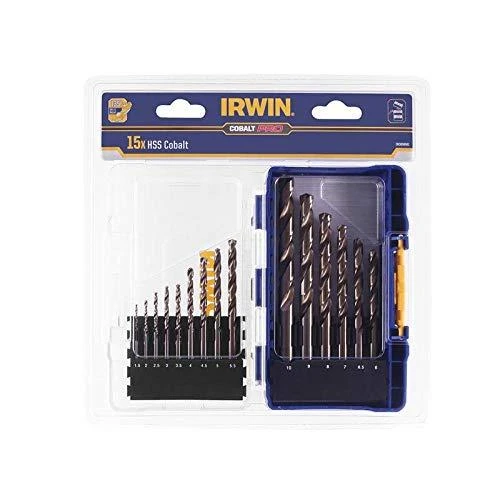 Grąžtas Stanley Irwin Grąžtų rinkinys HSS Cobalt 1.5-10 mm 19 vnt.