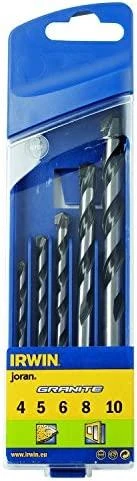 Grąžtas Stanley Irwin Granito grąžtų rinkinys 4,5,6,8,10 mm