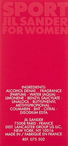 Jil Sander Sport For Women EDT tualetinis vanduo moterims, 30 ml
