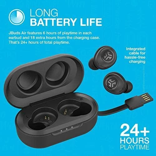 Ausinės JLab JBuds Air In-Ear TWS Earphones juodas