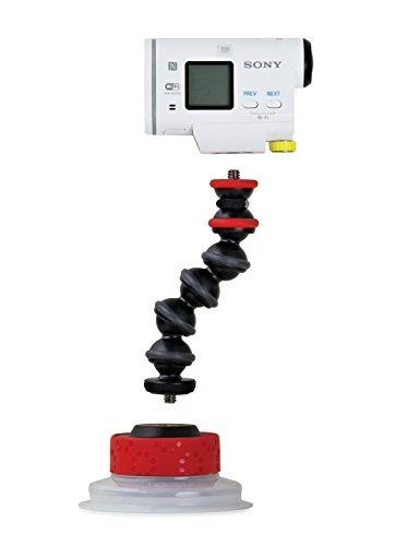 Joby Suction Cup ir GorillaPod Arm Juodas, Raudona
