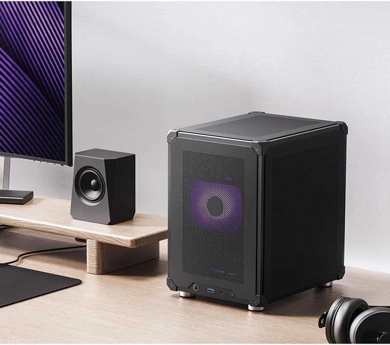 Jonsbo C6 Micro-ATX kompiuterio korpusas – juodos spalvos