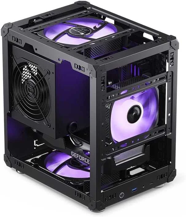 Jonsbo C6 Micro-ATX kompiuterio korpusas – juodos spalvos