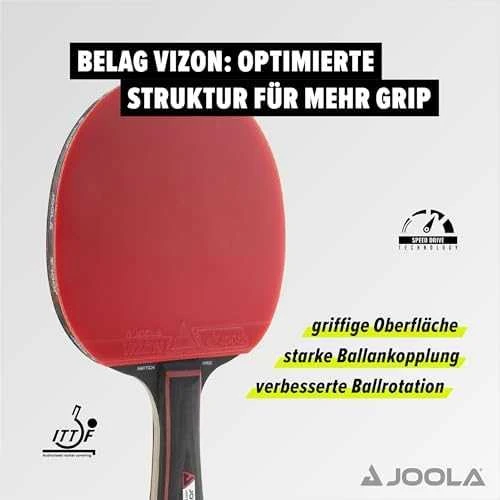 JOOLA DUO PRO stalo teniso rinkinys 2 raketės + 3 stalo teniso kamuoliukai + laikymo dėklas