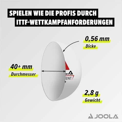 JOOLA DUO PRO stalo teniso rinkinys 2 raketės + 3 stalo teniso kamuoliukai + laikymo dėklas