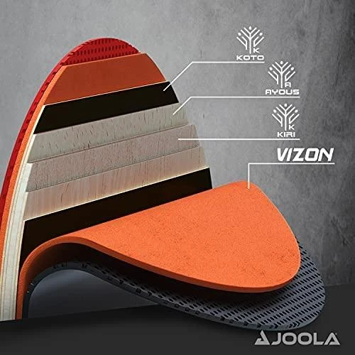 JOOLA DUO PRO stalo teniso rinkinys 2 raketės + 3 stalo teniso kamuoliukai + laikymo dėklas
