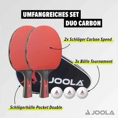 Stalo Teniso Rakečių Rinkinys JOOLA Duo Carbon Speed