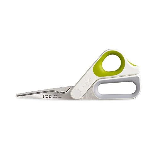 Joseph Joseph JJ-PowerGrip™ virtuvės žirklės, balta ir-žalia