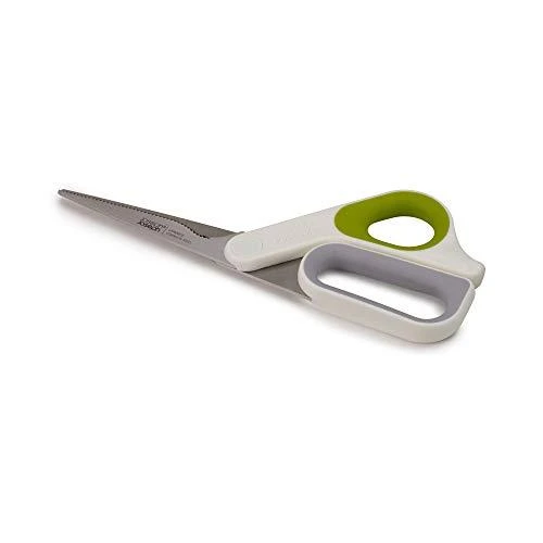 Joseph Joseph JJ-PowerGrip™ virtuvės žirklės, balta ir-žalia