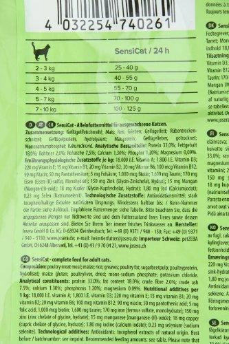 Josera SensiCat sausas maistas suaugusioms turinčioms jautrų skrandį katėms 10kg