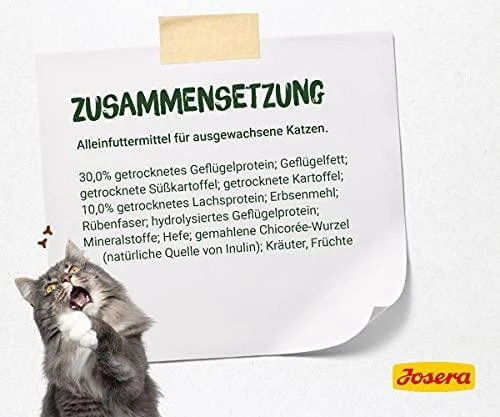 Sausas maistas Josera NatureCat suaugusioms katėms begrūdis, 400g