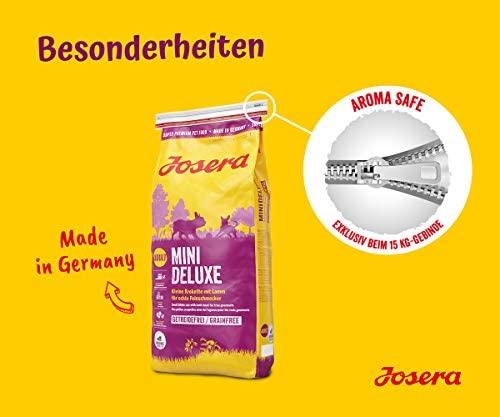 Josera Adult Mini Deluxe begrūdis sausas maistas suaugusiems šunims 900g