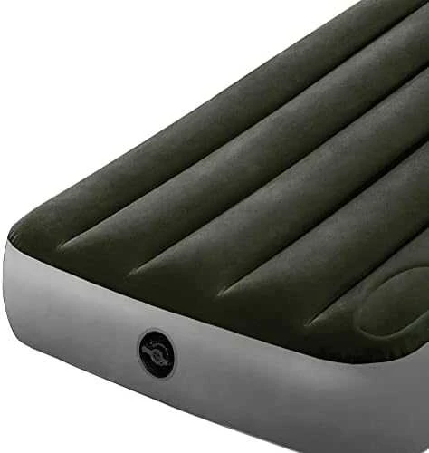 INTEX Pripučiamas čiužinys su integruota pompa 191x76x25, žalias 64760