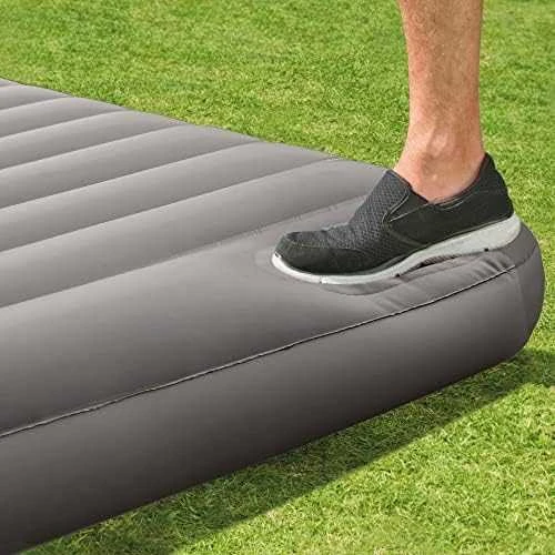 INTEX Pripučiamas čiužinys su integruota pompa 191x76x25, žalias 64760