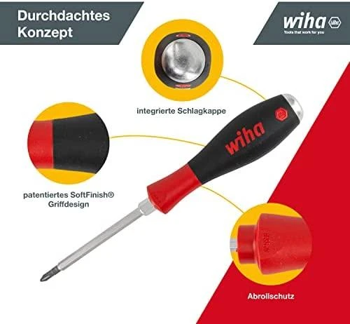 Smūginių atsuktuvų rinkinys WIHA SoftFinish (6 vnt.)