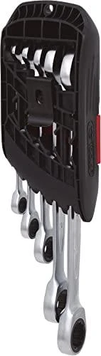 Kombinuotų terkšlinių raktų komplektas 5vnt, 8-19mm, KS Tools
