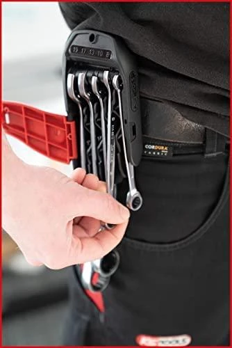 Kombinuotų terkšlinių raktų komplektas 5vnt, 8-19mm, KS Tools