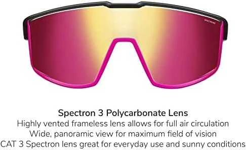 „Julbo Fury“ akiniai nuo saulės – SP3CF – matiniai juodai/rožiniai