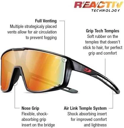 Prancūzija Julbo Fury Baltas Transparent pilkas RV 1-3