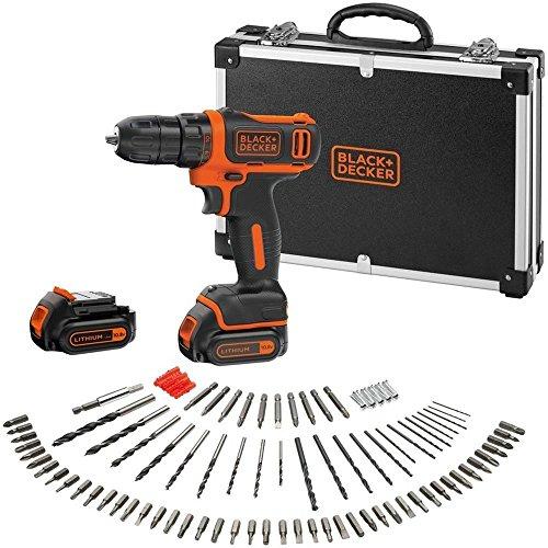 Black & Decker Juodas & Decker Juodas + DECKER 10.8V GRĄŽAS / GRĄŽAS + PRIEDAI 100 vnt.