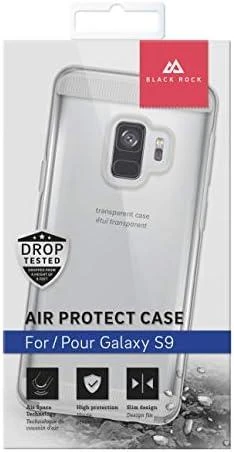 Juodas ROCK "Air Protect" Kailio dėklas Samsung Galaxy S9, SKAIDRUMAS IŠPARDAVIMAS
