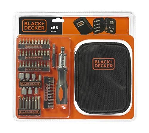 Black & Decker Juodas+DECKER Rinkinys AKCESORIÓW 56elem.