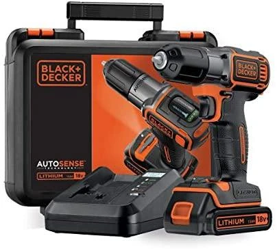 Black & Decker Juodas & Decker Combi drill Juodas & Decker ASD18KB-QW