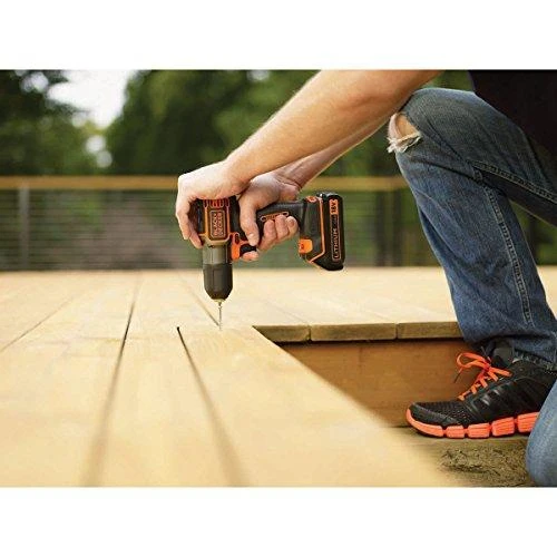 Black & Decker Juodas & Decker Combi drill Juodas & Decker ASD18KB-QW