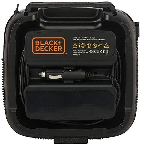 Black & Decker Juodas & Decker kompresorius Juodas+DECKER ASI400-XJ Automotive 12V