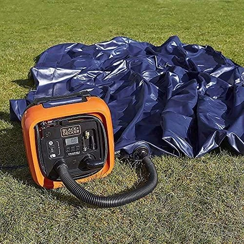 Black & Decker Juodas & Decker kompresorius Juodas+DECKER ASI400-XJ Automotive 12V
