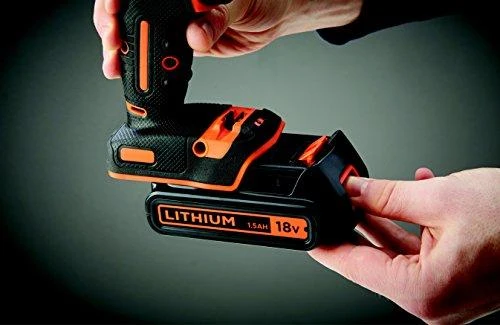 Smūginis suktuvas gręžtuvas Black & Decker BDCHD18-QW, 18V, 1x1,5Ah, 40Nm