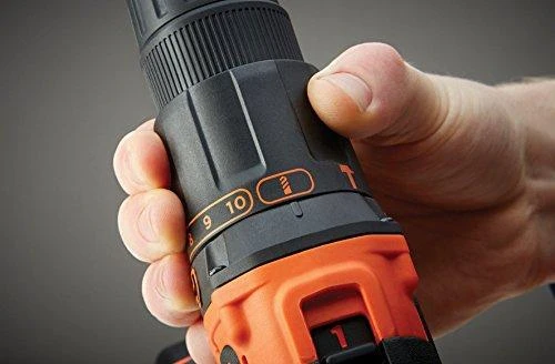 Black & Decker Juodas & Decker Akumuliatorinis smūginis gręžtuvas BDCHD18KB 18V 2 x 1,5 Ah, Juodas & Decker