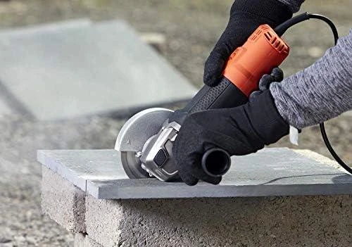 Black & Decker Juodas + DECKER 125 mm 800 W kampinis šlifuoklis BEG120-QS