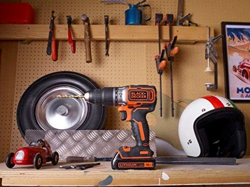 Smūginis  Black & Decker Blac Akkuschlagbohrschr. BL188KB 18V